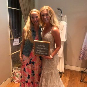 BHLDN Cascading Lace Gown